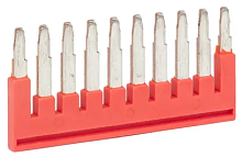 Перемычка втычная для ST/Push-in 2,5 10PIN (10 шт.) EKF | код plc-per-st-10PIN-2.5 | EKF