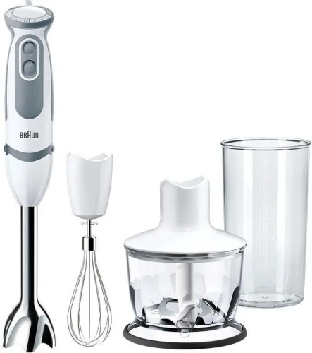 Блендер погружной Braun MQ5235WH 1000Вт белый/серый | код 1864799 | Braun