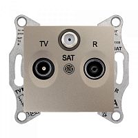 SEDNA TV/R/SAT РОЗЕТКА проходная, 8dB, ТИТАН | код SDN3501268 | Systeme Electric