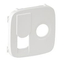 Valena ALLURE.Лицевая панель розетки TV-RJ45.Белая | код 754835 | Legrand