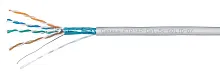 Витая пара экранированная FTP (F/UTP). категория 5e. 4 пары (24 AWG). одножильный. экран - фольга. для внешней прокладки (+75 C -40 C). LSZH-UV (305 м) | код FTP-4P-Cat.5e-SOLID-OUT-LSZH-UV | Cabeus