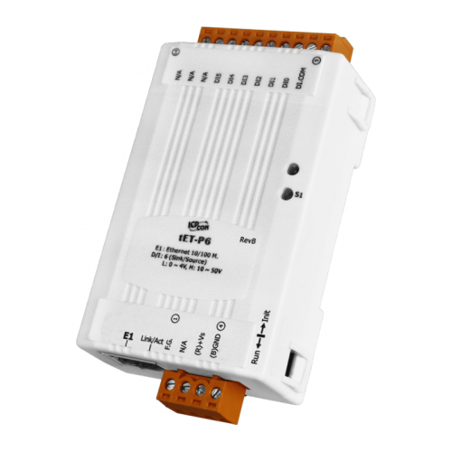 tET-P6 CR Tiny Ethernet module with 6-ch DI (RoHS) | код 00-06074273 | ICP DAS