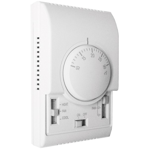 Термостат комнатный со встроенным трехступенчатым переключателем скорости | код TDS | ГРЕЕРС
