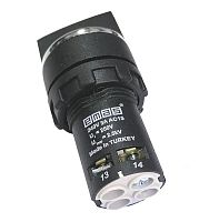 Переключатель моноблочный 22мм IP 40 2НО без фиксации EMAS MB101S32