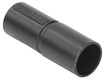ELASTA Муфта труба-труба GI20G черная | код CTA10D-GIG20-K02-100 | IEK