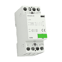 Модульный контактор 4x25 A, 2 x NO, 2 x NC VS425-22 230V AC/DC | код 209970700027 | Elko ep