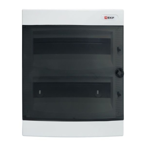 Щит распределительный навесной Unix прозрачная дверь 2х12 (24) модулей 361x287x112 IP40 | код ux-2x12-n | EKF фото 3