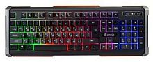 Клавиатура Оклик 717G BLACK DEATH черный/серый USB Multimedia for gamer LED (476395) | код 476395 | Oklick