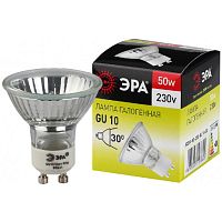 Лампа галогенная GU10-JCDR (MR16) -50W-230V | Код. C0027386 | ЭРА