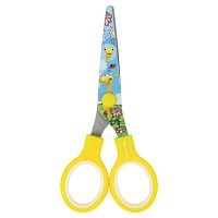 Ножницы BRAUBERG Kid Series, 130 мм, с цветной печатью Жирафы, жёлтые, 232269 | код 232269 | BRAUBERG
