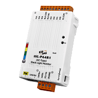 tSL-PA4R1 CR Single Stack Light Monitoring Module with Ethernet/RS-485 Interface and PoE for AC Stack Lights. (4 AC DI + 1 Relay) (RoHS) | код 00-06118746 | ICP DAS