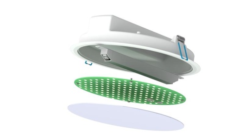 Светильник светодиодный CSVT CLIO 18 240х64 CRI80 4000 milky IP65 белый встраиваемый | код ЦБ-00004840 | Центрстройсвет фото 3