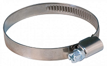Хомут обжимной накатной 25-40мм нержавеющая сталь ширина 9мм | код 99327т | Хват