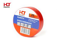 Изолента ПВХ 0,15х19мм 20М (уп./10 шт) красная HLT | код 084-16-023| HLT