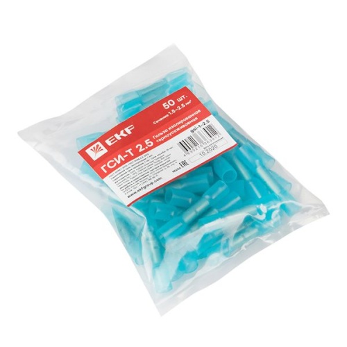 Гильза изолированная термоусаживаемая ГСИ-Т 2,5 (50шт,) | код gsi-t-2.5 | EKF фото 3