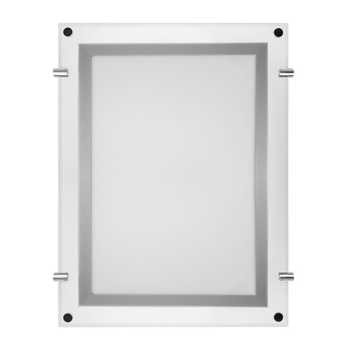 Световая панель бескаркасная тонкая Постер Crystalline LED подвесная двухсторонняя 210х297, видимая часть 190х277, габариты 281х368, 7 Вт REXANT | код 670-1283 | REXANT
