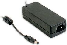 Адаптер настольный, AC-DC, 40Вт, вход 90...264B AC, 47...63 Гц, 127...370B DC, выход 9B/4.45A, изоляция 3000В AC, 125x50x31.5мм, -30...+70С, сетевой разъём IEC320-C14, выходной разъем 11, диам. 5.5х2.1мм | код GST40A09-P1J | MeanWell