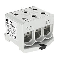 Клемма Morek OTL150-3 серая, 3xAl/Cu 25_150mm?, 320(CU)/290(AL)A на клемму, 1000V, винтовые зажимы | код MAA3150A10 | MOREK