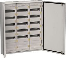 TITAN 5 Корпус металлический ЩРн-216 (3х72) 960х830х140 IP54 серый (две двери) | код TI5-50-N-3X072-54-7035 | IEK