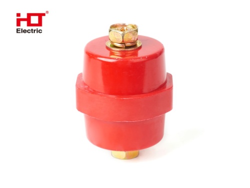 Изолятор SM40 силовой Н40*D40xМ8мм с болтом HLT | код 086-01-14 | HLT