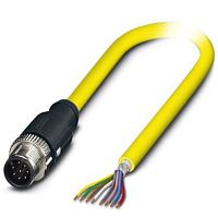 Кабель для датчика / исполнительного элемента SAC-8P-M12MS/ 2,0-542 SH BK | код 1406073 | PHOENIX CONTACT
