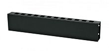 Организатор кабельный металлический с крышкой 19 2U, Hyperline CM-2U-ML-COV | код 16490 | Hyperline