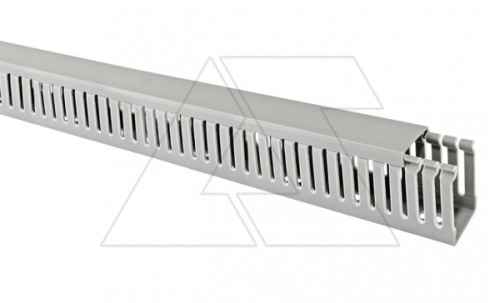 Перфорированный короб TWDN 45x45 (ширина крышки х глубина короба), L=2м, серый | код 11701662 | TrinityTouch