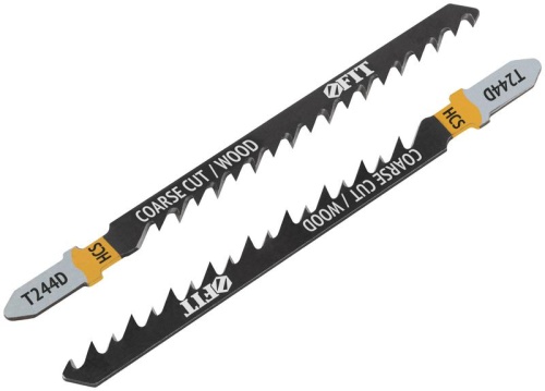 Полотно по дереву HCS разведенные шлифованные зубья 100/74/4.2мм (T244D) (уп.2шт) FIT 40888 фото 2 Полотно по дереву HCS разведенные шлифованные зубья 100/74/4.2мм (T244D) (уп.2шт) FIT 40888 фото 2