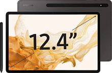 Планшет Samsung Galaxy Tab S8+ SM-X806 Snapdragon 898 2.99 8C RAM8Gb ROM256Gb 12.4 Super AMOLED 2800x1752 3G 4G ДА Android 12 графит 13Mpix 12Mpix BT GPS WiFi Touch microSD 1Tb 10090mAh 8hr | код 1899988 | SAMSUNG
