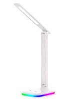 Светильник настольный UF-746 C01 LED 10Вт 3 уровня яркости ССТ RGB основание бел. | код 14476 | Ultraflash