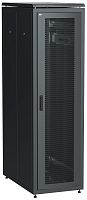 ITK Шкаф сетевой напольный 19" LINEA N 33U 600х1000мм перфорированная передняя дверь черный | код LN05-33U61-P | IEK