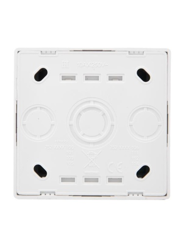 Кнопка звонка ОП LETO бел. LEZARD 752-0200-103 фото 4