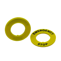 Табличка Emergency Stop, размер 40 мм (2 шт. в комплекте) MTB2-F13 | код 137316 | MEYERTEC