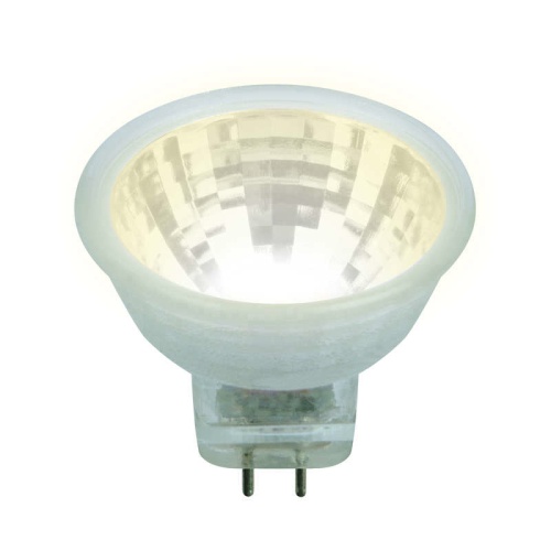 Лампа светодиодная LED-MR11-3W/WW/GU4 GLZ21TR 12V Прозрачная Теплый (3000K) Картон | код UL-00001700 | Uniel
