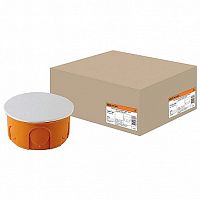 Распаячная коробка СП D80х40мм² крышка, IP20 | код. SQ1402-1007 | TDM
