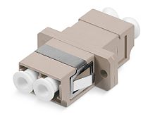 Cabeus DLC-DLC-MM Проходной соединитель LC-LC duplex, MM(для многомодового кабеля), корпус пластмассовый (SC Adapter Simplex dimension) | код 7133c | Cabeus