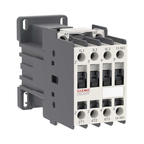 Магнитный контактор YON DSC009 9A 4кВт AC3 3P кат.24В DC 1НО | код DSC009-3C10D024 | DKC