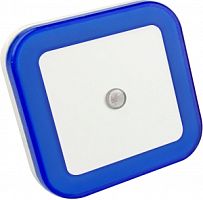 Ночник светодиодный NLE 03-SB-DS КВАДРАТ синий с датчиком освещения 230В IN HOME | код 4690612028798 | IN HOME