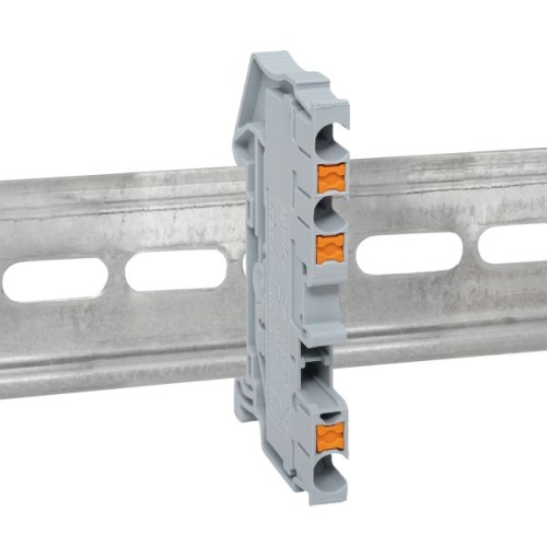 Клеммная колодка пружинная 2,5 Push-in 3 вывода серая | код PIT-2,5-3 | EKF фото 3 Клеммная колодка пружинная 2,5 Push-in 3 вывода серая | код PIT-2,5-3 | EKF фото 3