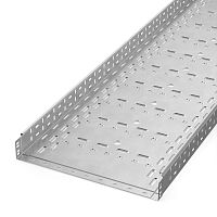 Лоток перфорированный Стандарт INOX (AISI 304) 500х80х3000 (1,0 мм) (3 м/уп) Промрукав | код PR16.2345 | ПРОМРУКАВ