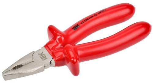 Пассатижи диэлектрические Profi 180мм 1000В ARMA2L 3 | код. A2L3-PL20-K2-180 | IEK