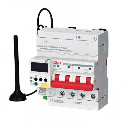 Интеллектуальный выключатель YCB9ZF-100AP-4P 4G + 485, 63A | код A040008 | CNC