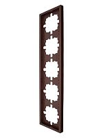 ZIMA Рамка 5-ая горизонтальная б/вст шоколад LEZARD | код 704-7300-150 | LEZARD