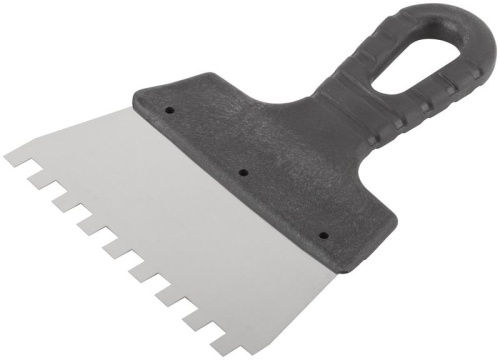 Шпатель фасадный зубчатый 150мм/зуб 8мм нерж. КУРС 06602 фото 2