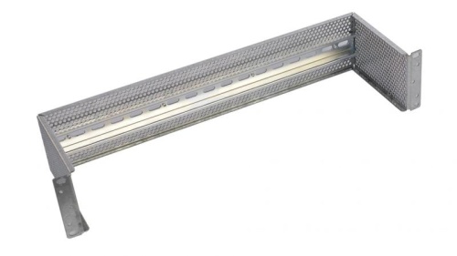 Панель 19' с DIN-рейкой 2U, 22 модуля, для промышленных коммутаторов, серебристый | код 60A-42-03-13SL | Eurolan