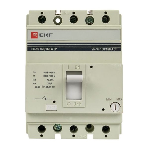 Выключатель нагрузки ВН-99 160/160А 3P PROxima | код sl99-160-160 | EKF фото 3