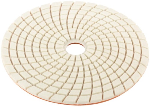 Круг алмазный гибкий шлифовальный АГШК (липучка), влажное шлифование, 125 мм, Р 200 | код 39883 | FIT фото 5