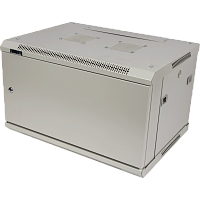 Шкаф настенный серии Pro, 22U 600x600, металлическая дверь | код TWT-CBWPM-22U-6x6-GY | TWT