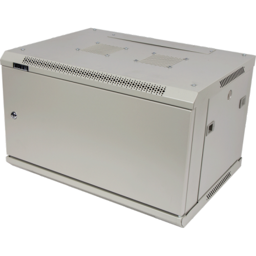 Шкаф настенный серии Pro, 22U 600x600, металлическая дверь | код TWT-CBWPM-22U-6x6-GY | TWT