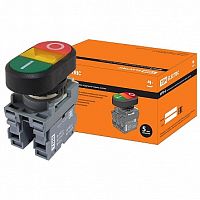 Кнопка двойная MPD2 22 мм² 24В, IP40, Красный | код. SQ0747-0060 | TDM